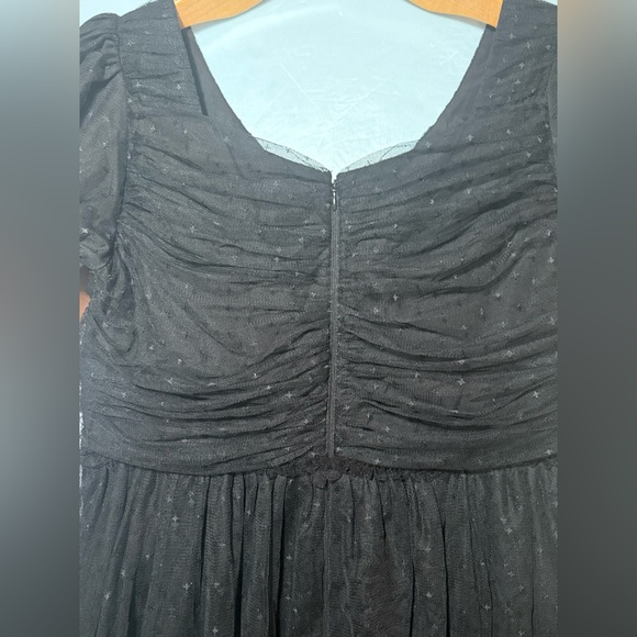 IVY CITY Co Black Dress Womens M / L the Gala Dress Tulle Wedding Cocktail - Picture 5 of 14